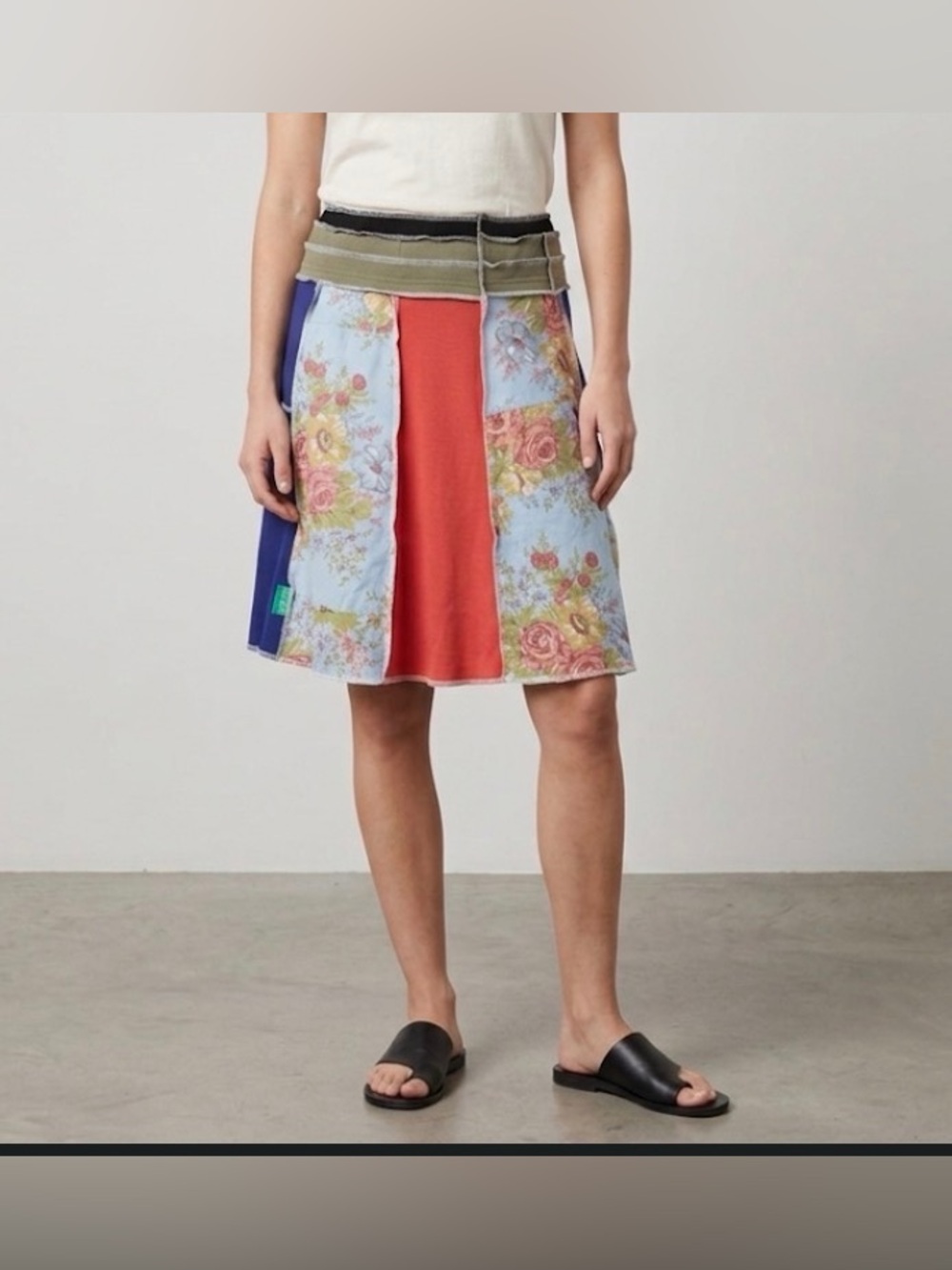 Juju Gear Floral Patchwork Boho Skirt